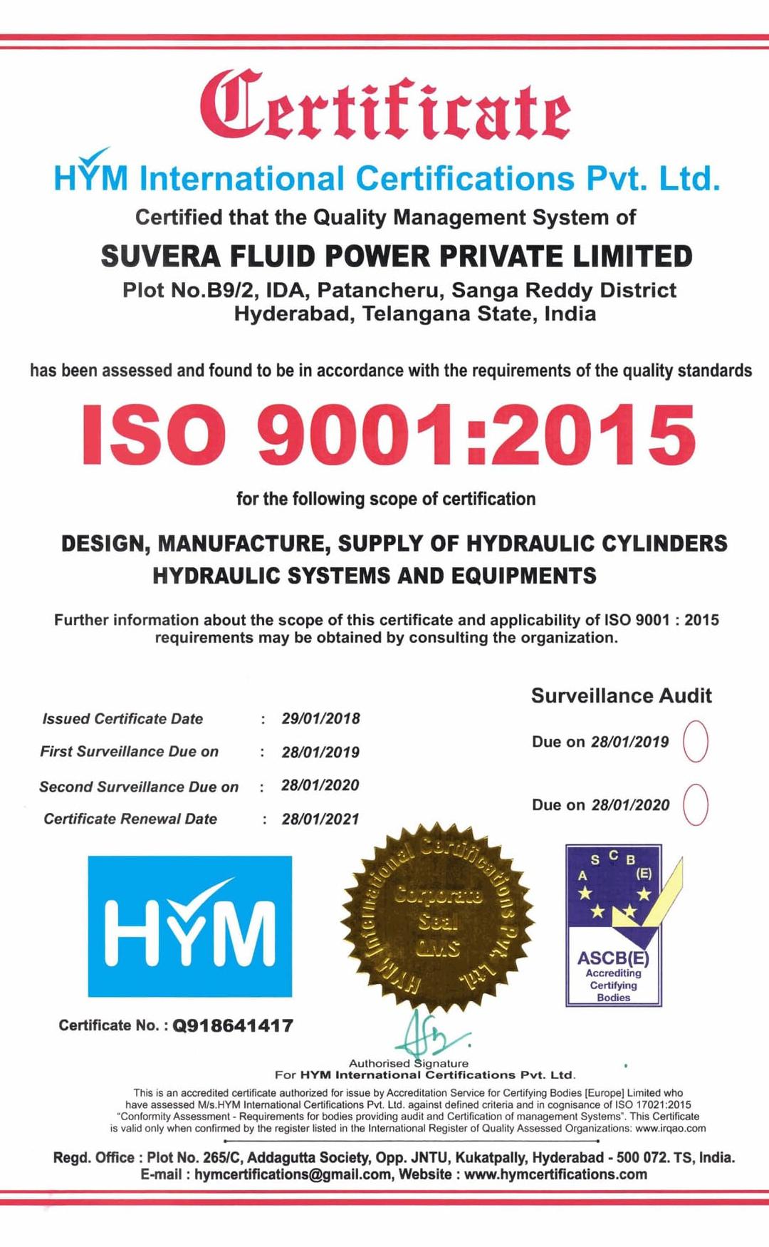 ISO Certified-Suvera